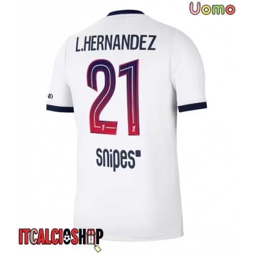 Paris Saint-Germain Lucas Hernandez #21 Seconda Maglia 2026-27 Manica Corta
